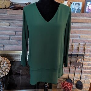 Michael Kors green blouse, S